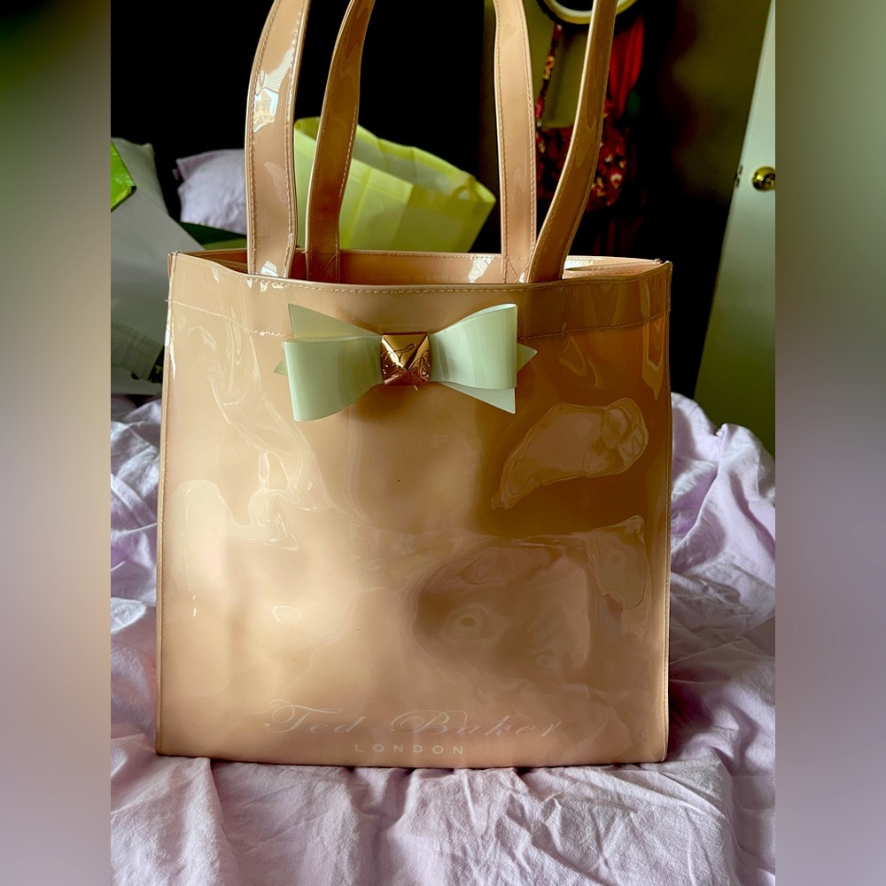 Pink Ted baker jelly shoulder bag